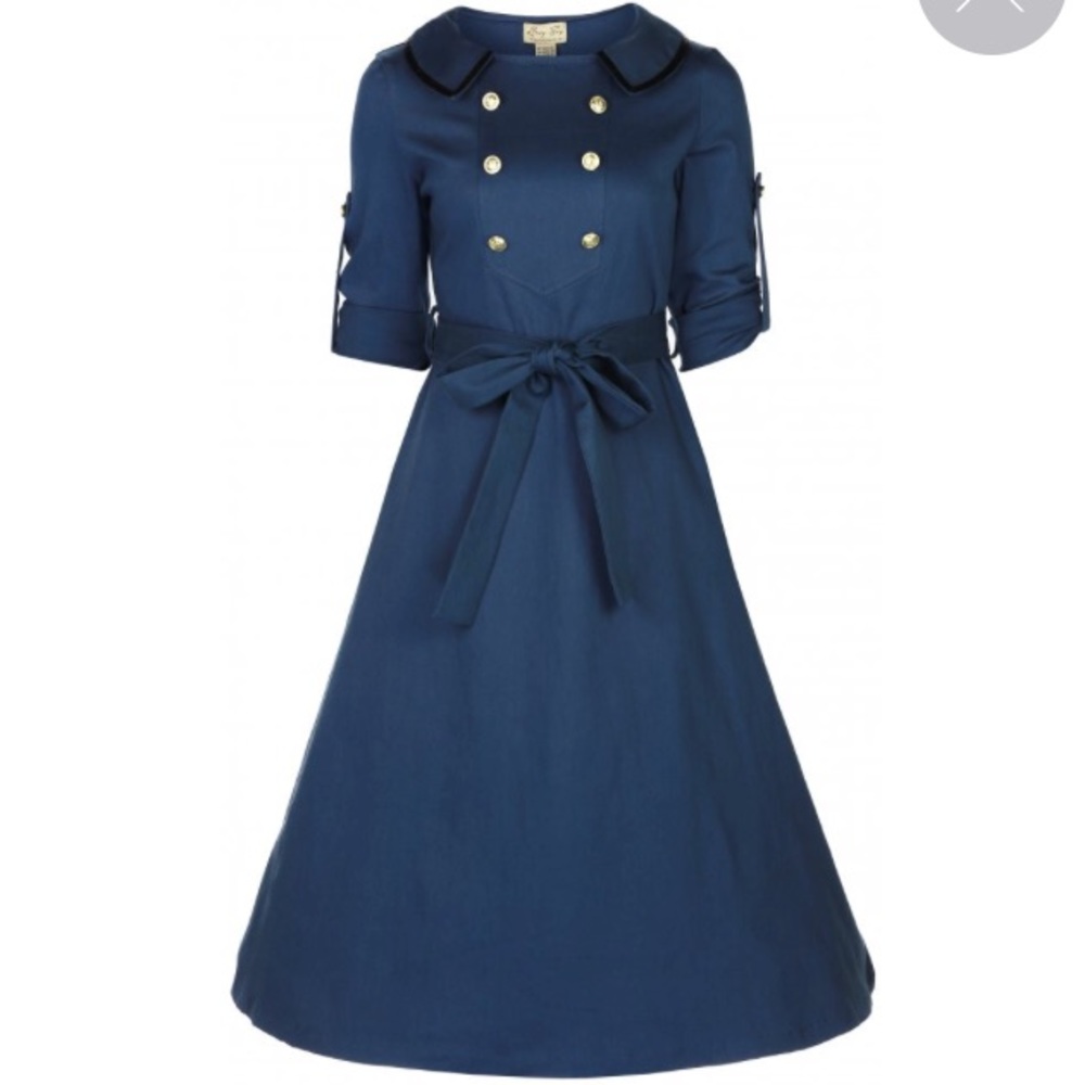 Lindy Bop Military Tea Dress